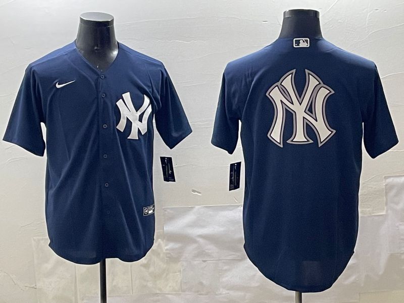 Men New York Yankees Blank Black Game 2025 Nike MLB Jersey style 13->new york yankees->MLB Jersey